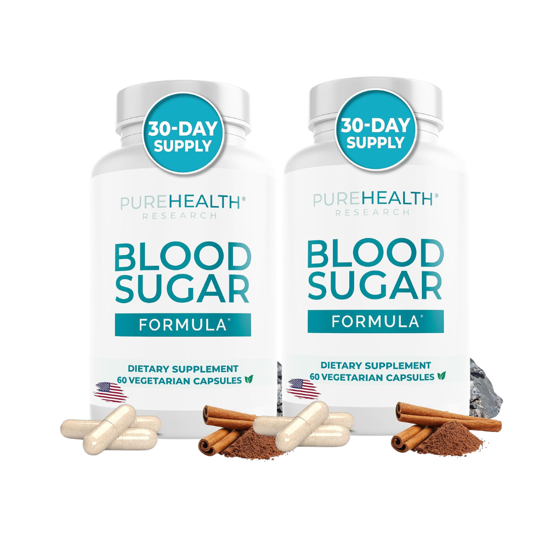 PureHealth Research Blood Sugar Formula – Daily Blood Sugar Wellness Support
