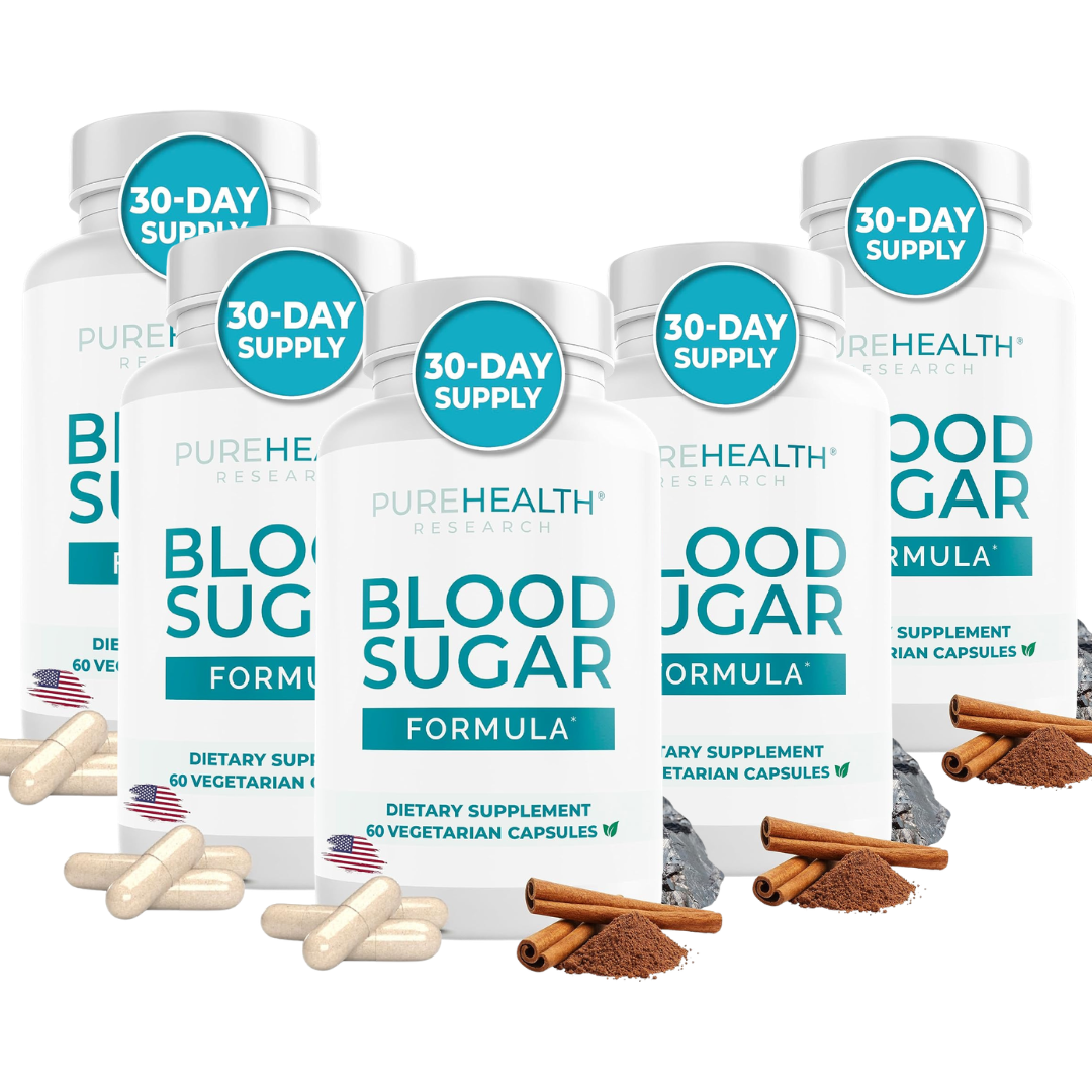PureHealth Research Blood Sugar Formula – Daily Blood Sugar Wellness Support