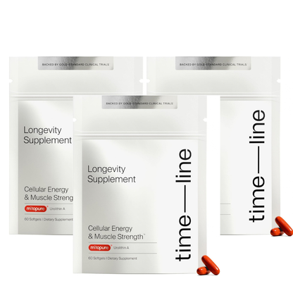 Timeline Mitopure Urolithin A Supplement Softgels - Clinically Proven Support for Healthy Aging and Cellular Renewal - Mitoceutical for Muscle Support and Longevity