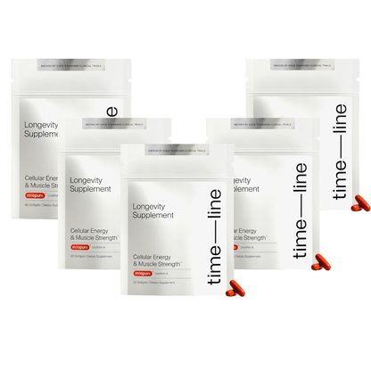 Timeline Mitopure Urolithin A Supplement Softgels - Clinically Proven Support for Healthy Aging and Cellular Renewal - Mitoceutical for Muscle Support and Longevity