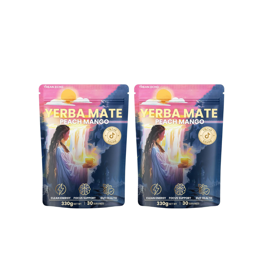 Yerba Magic Yerba Mate Energy Drink – Peach Mango – Gut Health – 30 Servings