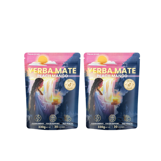 Yerba Magic Yerba Mate Energy Drink – Peach Mango – Gut Health – 30 Servings
