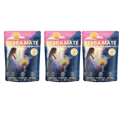 Yerba Magic Yerba Mate Energy Drink – Peach Mango – Gut Health – 30 Servings