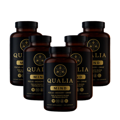 Authentic Qualia Mind Supplement Blend – Advanced Brain Health & Cognitive Performance Support (120 Capsules)