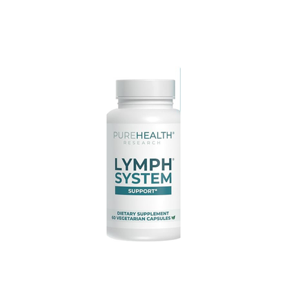 PUREHEALTH RESEARCH Lymph System Support – Lymphatic Drainage Supplement (60 Capsules)