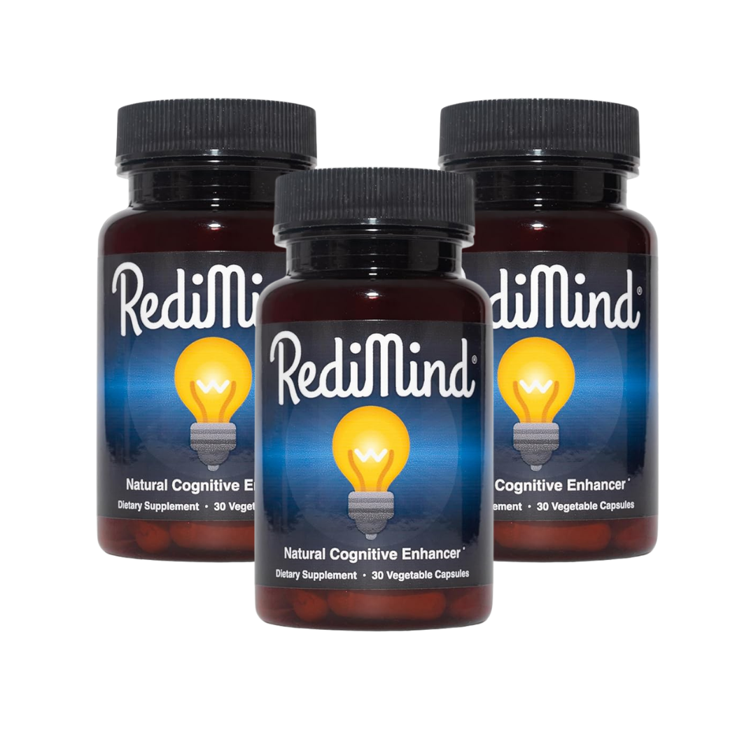 RediMind – Natural Cognitive Enhancement Supplement for Memory, Focus & Mental Clarity