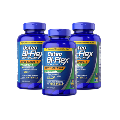 Osteo Bi-Flex Triple Strength Turmeric Joint Health Supplement – 220 Count for Advanced Joint Comfort & Mobility