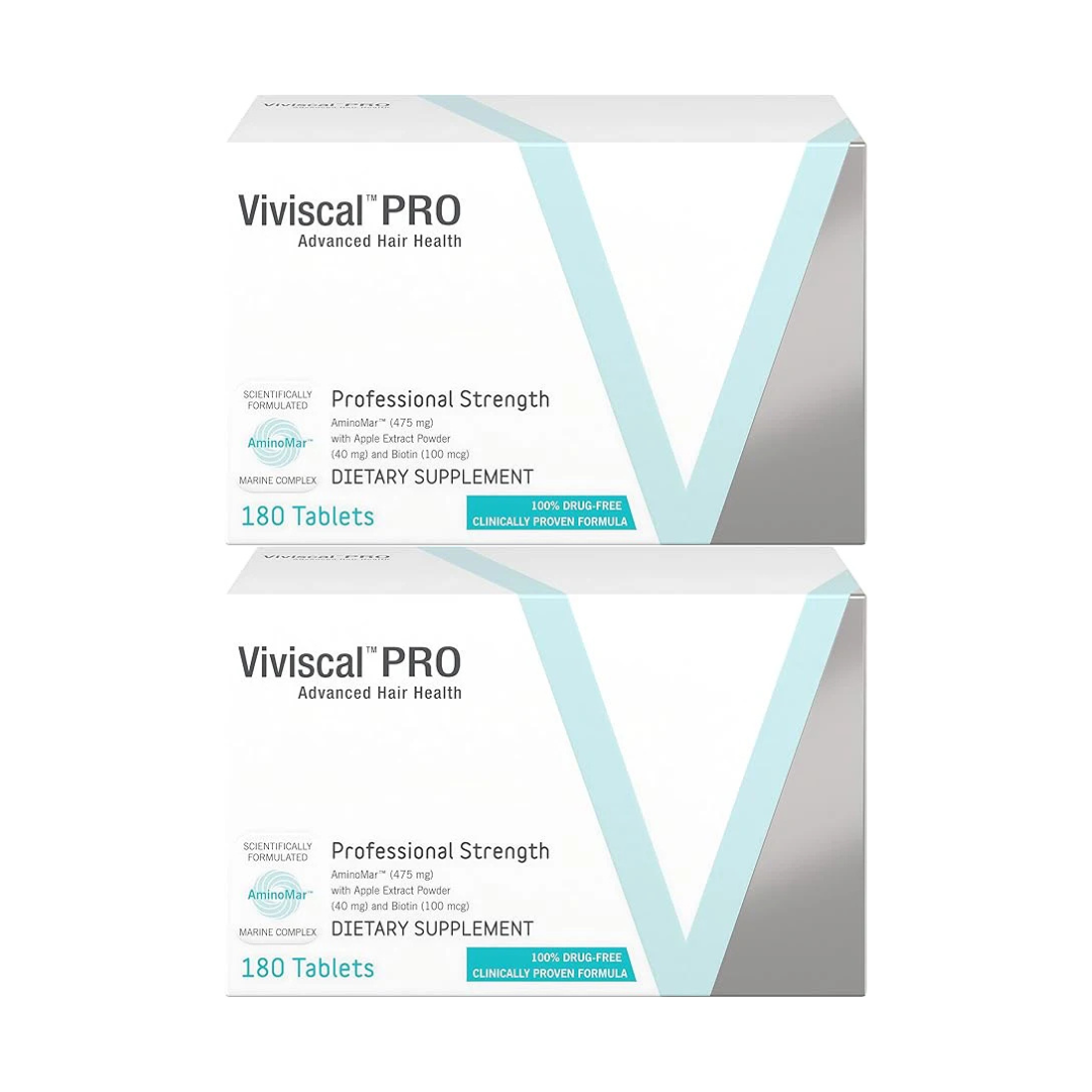 Viviscal Pro Advanced Hair Health 180 Tablets – Professional-Grade Support for Thicker, Healthier Hair