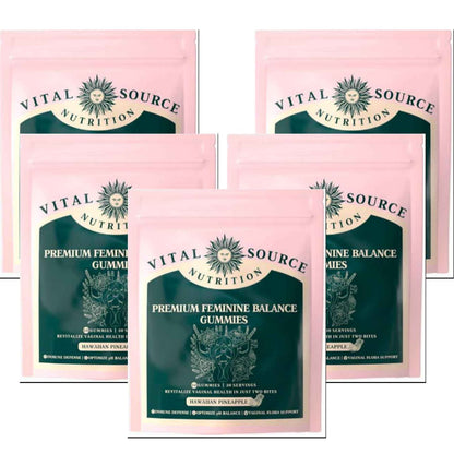 Vital Source Nutrition Premium Feminine Balance Gummies – 60 Gummies