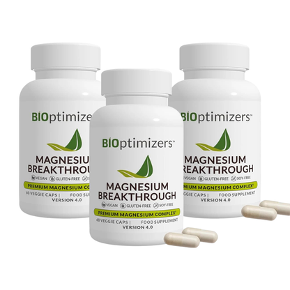 BIOptimizers Magnesium Breakthrough – 7 Forms of Magnesium for Sleep, Stress Relief &Cognitive Support (60 Capsules)