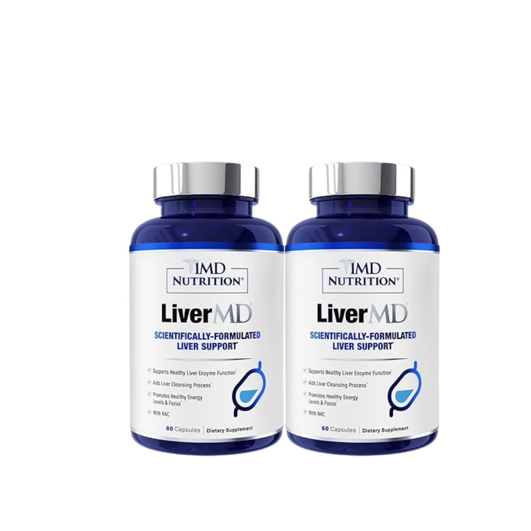 1MD Nutrition LiverMD – Advanced Liver Support Supplement (60 Capsules)