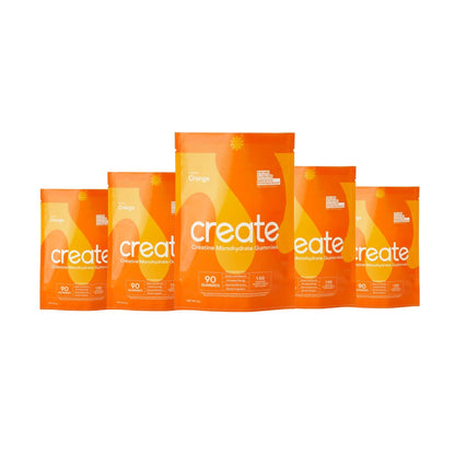 Create Creatine Monohydrate Gummies – Delicious, Convenient Supplement for Strength, Focus & Daily Wellness - EA Supplements