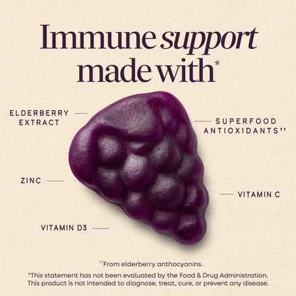 Nature’s Way Sambucus Elderberry Gummies – Daily Immune Support for the Whole Family