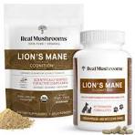 Real Mushrooms Organic Lion’s Mane Mushroom Capsules – 120 Count