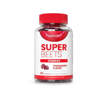 HUMANN Beet Root Strawberry Gummies – 500mg Daily Heart & Cardiovascular Support Supplement