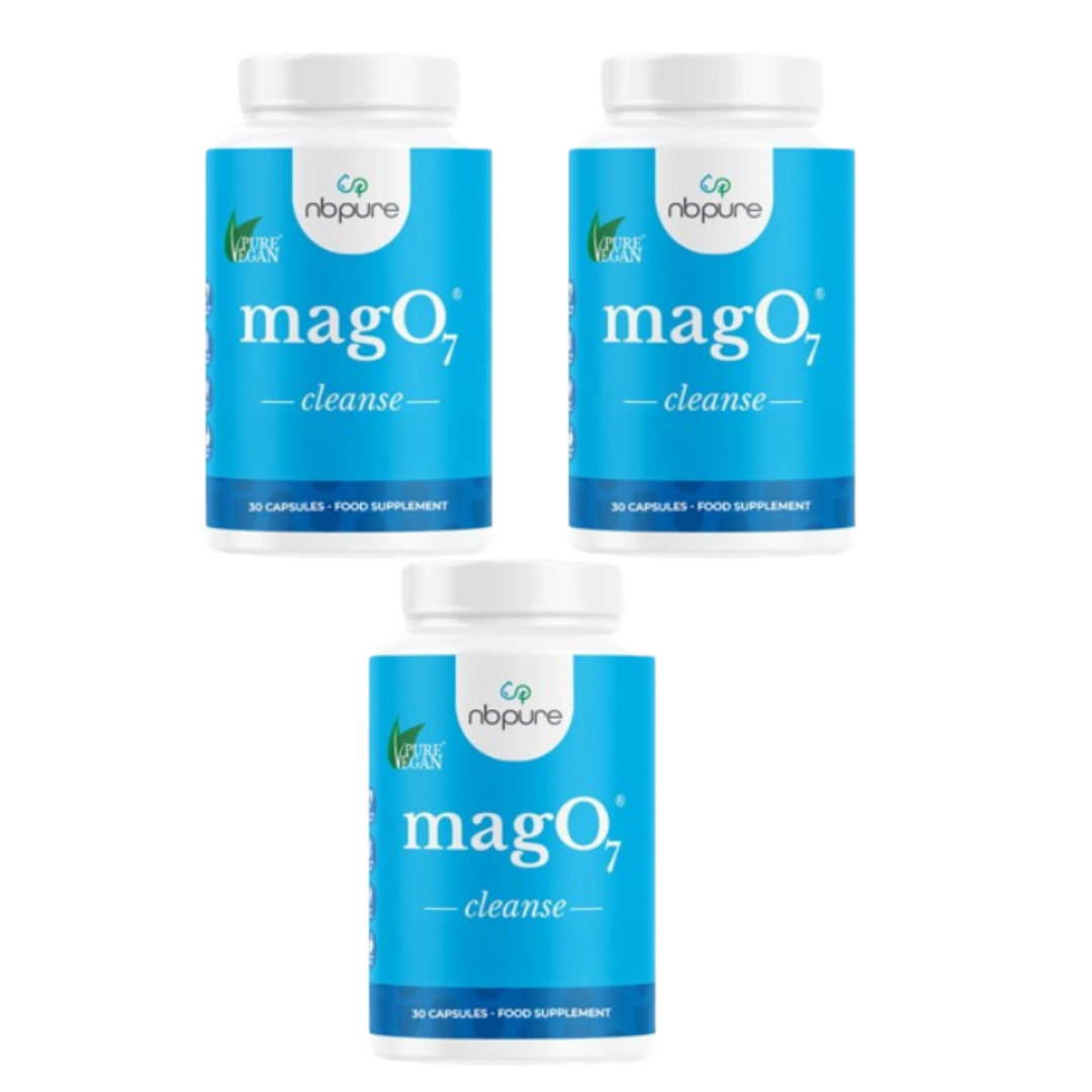 NB Pure Magnesium & Potassium Cleanse Capsules – 180 Count | Digestive & Gentle Nighttime Cleanse