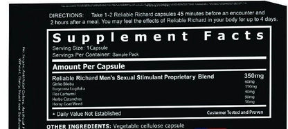 Reliable Richard Original - Male Enhanced, Stamina & Libido Male Enhancement