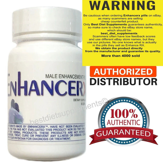 ENHANCERX Enhance RX Male Enhancement Pills – 30 Capsules | Performance, Stamina & Vitality Support Supplement for Men