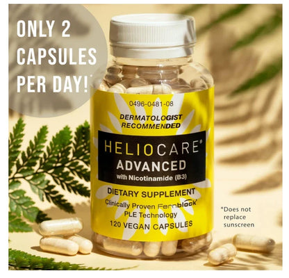Heliocare Advanced Niacin B3 Supplement – Fernblock PLE Skin Protection Formula