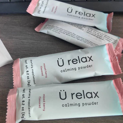 U Relax Calming Tonic Mixed Berry Flavor -15 Packets Relaxation Drink Supplement