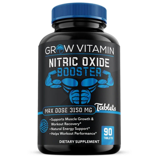 Nitric Oxide L-Arginine Pre Workout +Testosterone Booster,Muscle Pill,Amino Acid