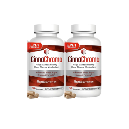 CinnaChroma Capsules – Advanced Cinnamon Supplement for Blood Sugar Support (30 Capsules – 1 Month Supply)
