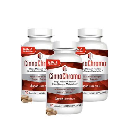 CinnaChroma Capsules – Advanced Cinnamon Supplement for Blood Sugar Support (30 Capsules – 1 Month Supply)